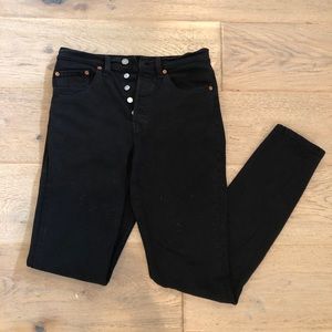 Levi’s Black Skinny 26L Jeans women’s 501